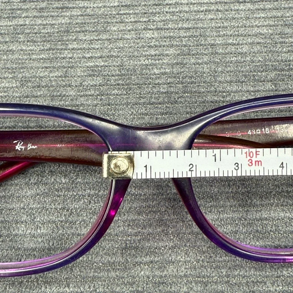 Ray-Ban Purple Magenta Gradient Rectangular Eyeglass Frames 48-16-130 RB1531
